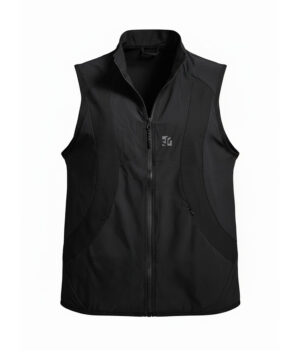 Black Mountain Bike Gilet, windproof, lightweight, packable.