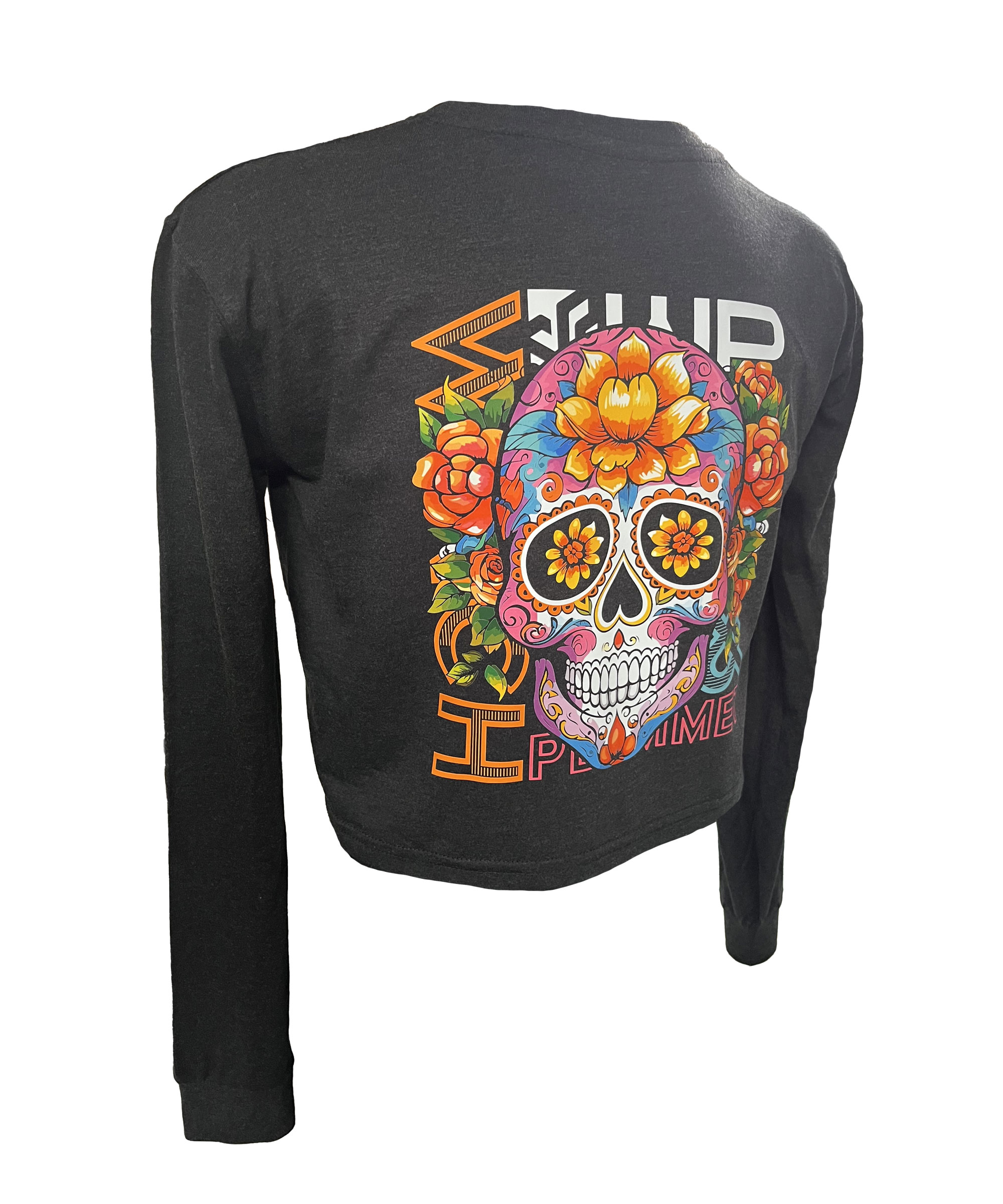 Day of the Dead Woman's MTB Crop Top - Image 3
