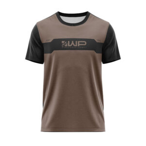 Terra Reaper Short Sleeve MTB Jersey with skull graphic while riding mountain bike trails